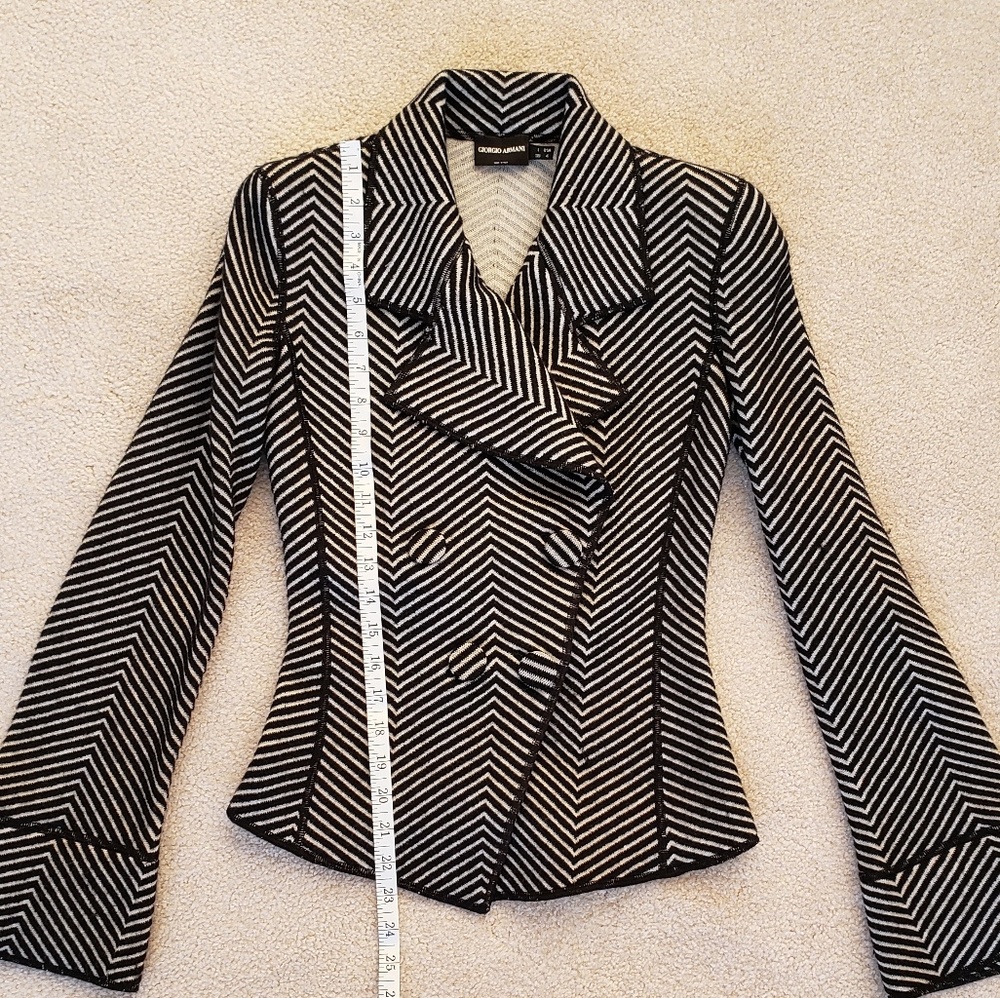 ARMANI Designer collection knit jacket S - Picture 4 of 8